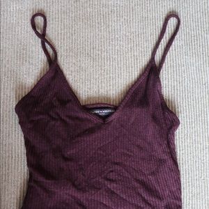 Purple brandy top
